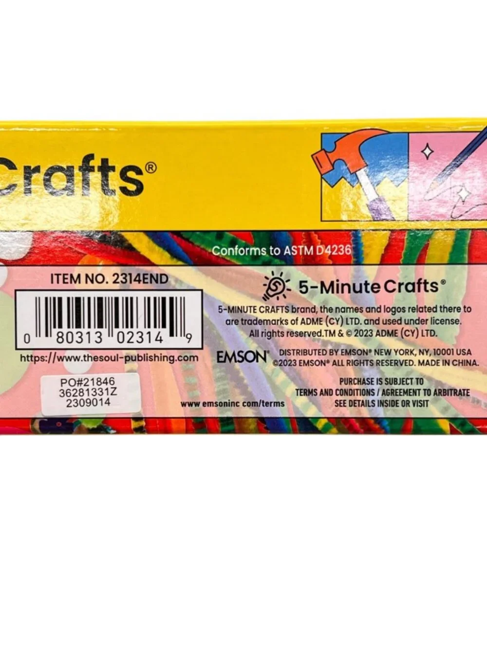 5-Minute Crafts1000-Piece Craft Supplies Kit 8 Organized Compartments Ages 6+ - Picture 6 of 15